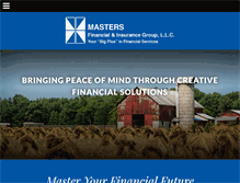 Tablet Screenshot of mastersfinancial.net